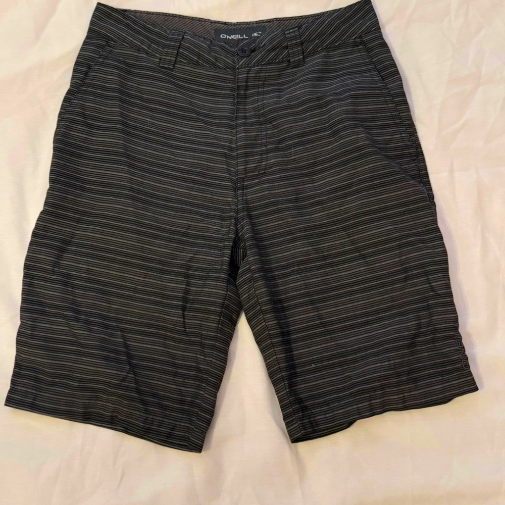O'Neill Black Flat Front Shorts Casual Comfort